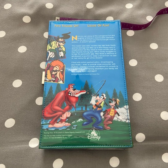 Disney VHS Style Goofy Movie Clutch - Picture 13 of 16
